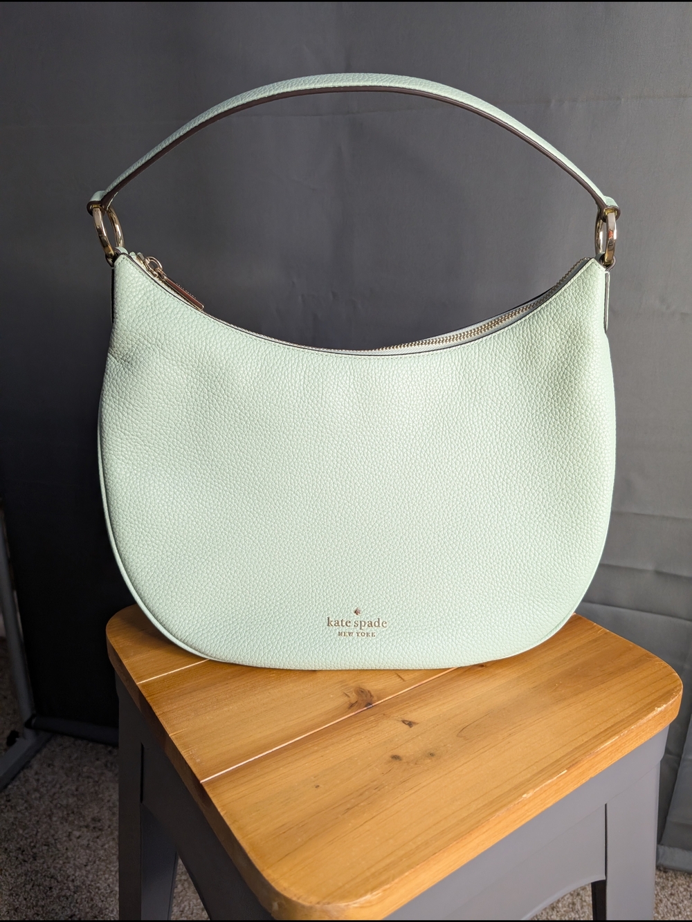 kate spade Mint Leather Hobo Bag